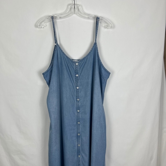 Denim Maxi Sundress by Reitmans Size 2X - Picture 7 of 13
